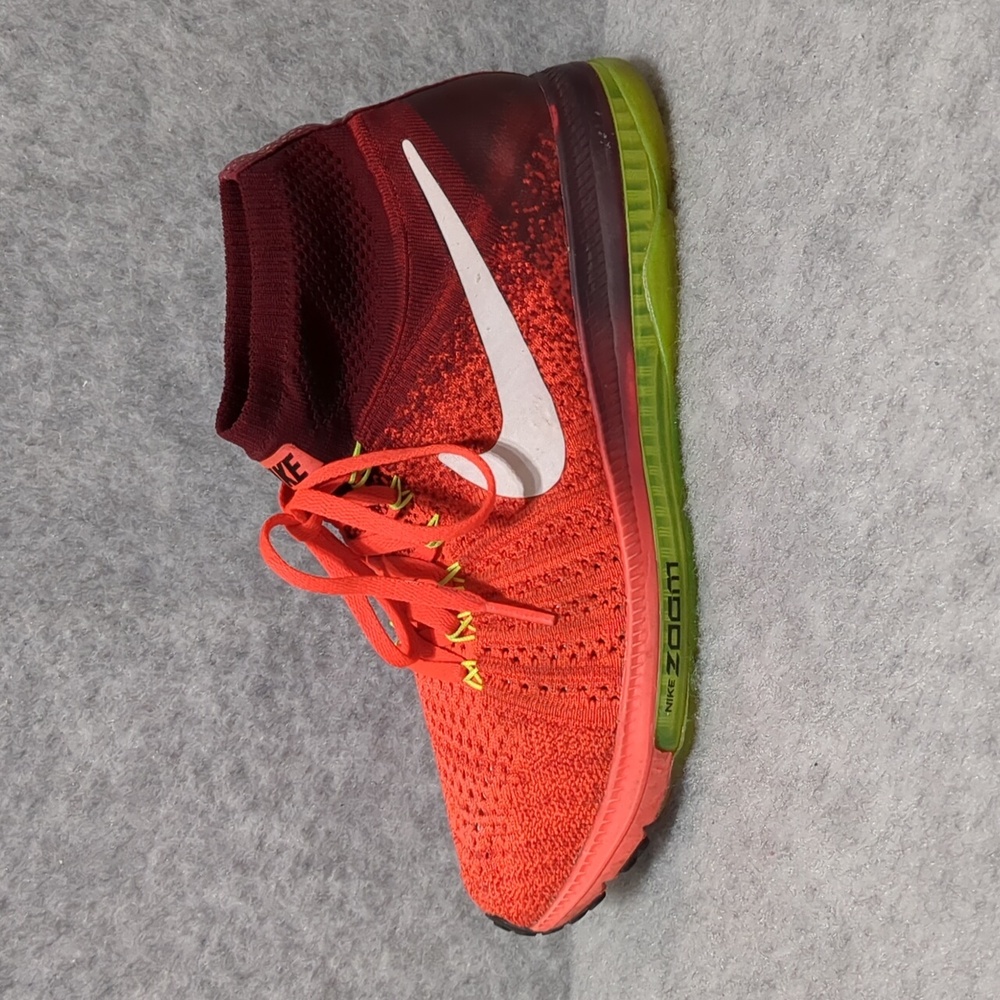 NIKE AIR ZOOM ALL OUT FLYKNIT Crimson Orange Womens Shoes Size 8